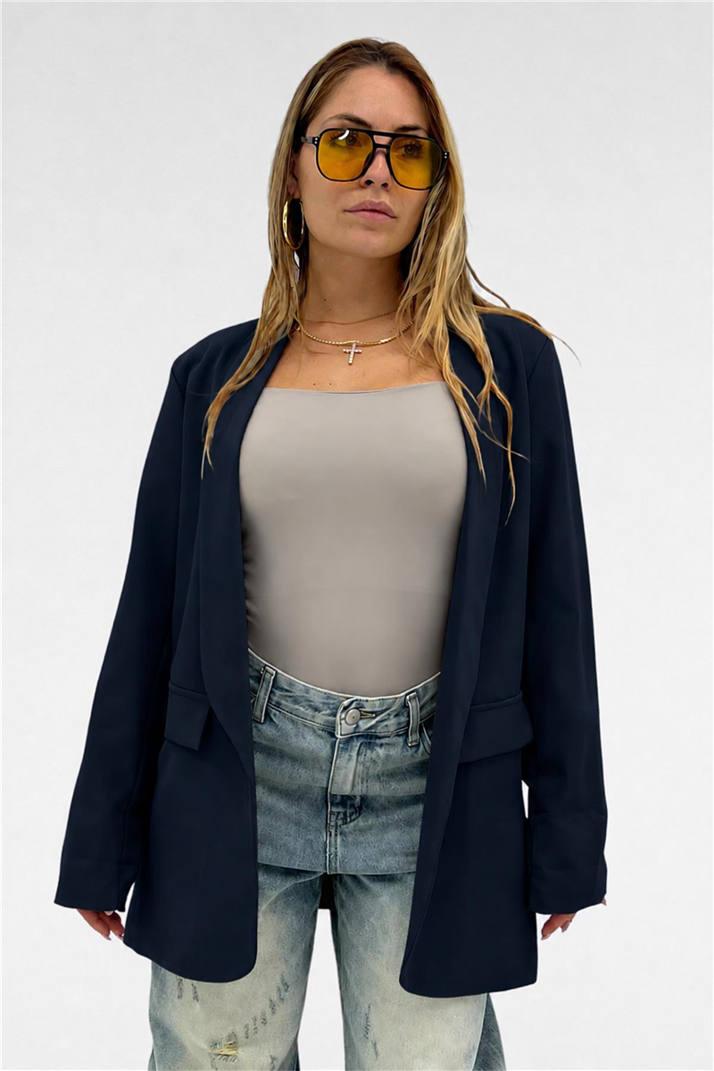 blazer con manica regolare bis